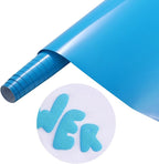 Tintnut Windows Blue Puff Heat Transfer Vinyl Roll, easy cut & weed, stretch by Tintnut