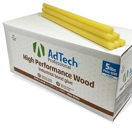 AdTech Professional High Performance Wood High Temp Industrial Bond Hot Glue by AdhesiveTechnologies