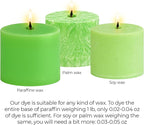 Bright Lime Candle Dye 2oz for Soy Candle Making – Highly Concentrated Candle - Image 5