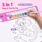 JoyCat Paint with Water Coloring Books & Shimmer Art | Princess Art & Craft - Image 3