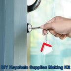 420Pcs 1" 25mm Keychain Making Kit, Including 140Pcs Keychain Rings - Image 6