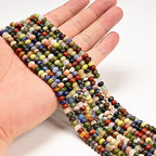ICAI 4x6mm Natural Rondelle Beads – Loose Gemstone Spacers - Image 4