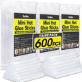 600 Pack Mini Hot Glue Sticks by YesBes
