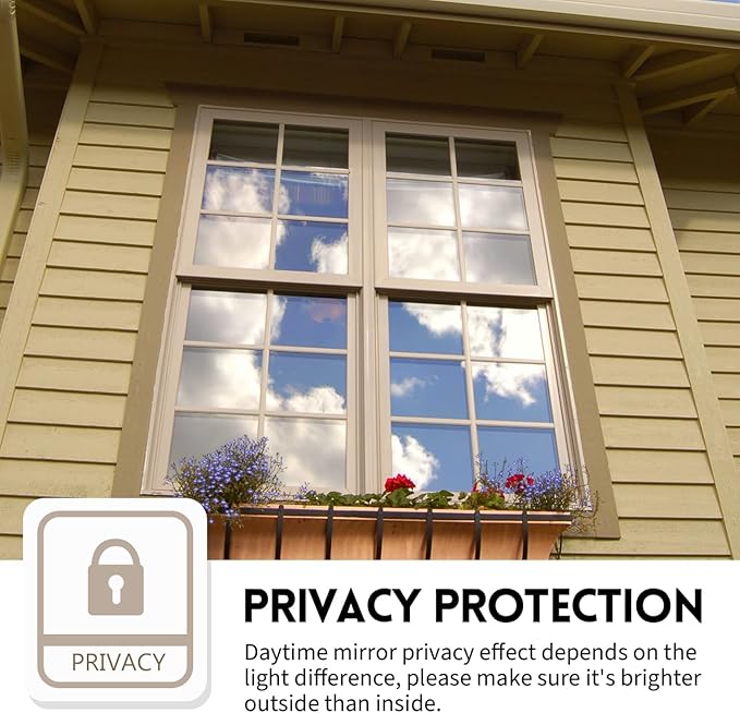 KESPEN One Way Window Privacy Film, Reflective Heat Sun Blocking Window Tint - Image 6