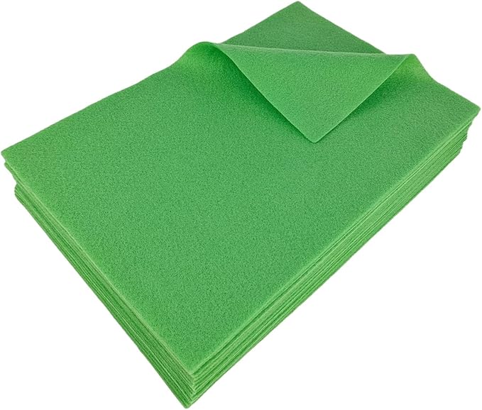 Jtnohx Color Felt, Soft Felt Sheets, 1.4mm Thick 8"x12" Handicraft Felt Fabrics by Jtnohx
