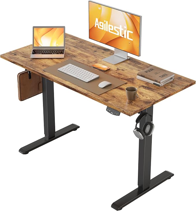 Agilestic Electric Standing Desk, 40 x 24 Inches Height Adjustable Desk by Agilestic