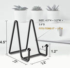 Hoewina Plate Stands for Display, Metal Frame holder stand for Book Holder - Image 2