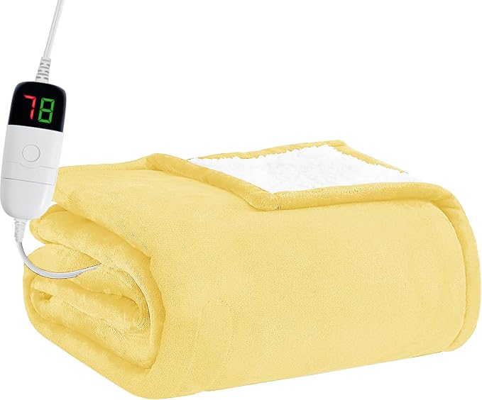 BOMOVA Heated Electric Throw Blanket by BOMOVA