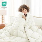 MUXHOMO 5 Pieces Twin Comforter Set, Reversible Bed in a Bag Twin Size - Image 2