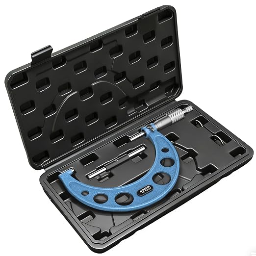 HDLNKAK Outside Micrometer Set, 4-5" Machinist Micrometer, 0.0001" Graduation - Image 7