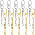 20pcs Keychain Making Kit, Key Ring Swivel Snap Hook Chains, Alloy Extender by Unknown