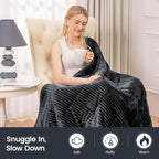 Sherpa Fleece Adult Weighted Blanket 20lbs - Image 4