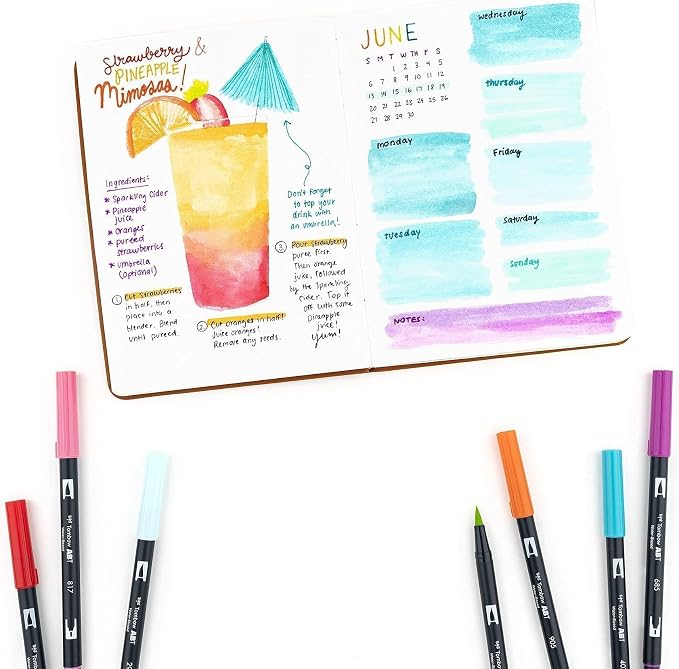 Tombow 56189 Dual Brush Pen Art Markers, Brush and Fine Tip Markers - Image 9