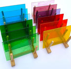 LITMIND 12 Sheets Transparent Stained Glass Pack – 6 x 4 Inch Assorted Colors - Image 8