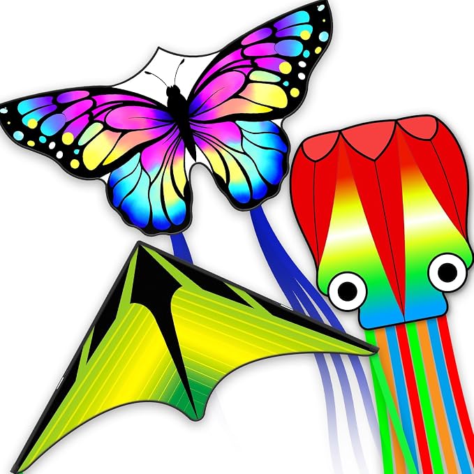 Kites for Kids & Adults, Large Kite for Beginners, Kites for Kids Ages 4-8 by ESOKAPRON