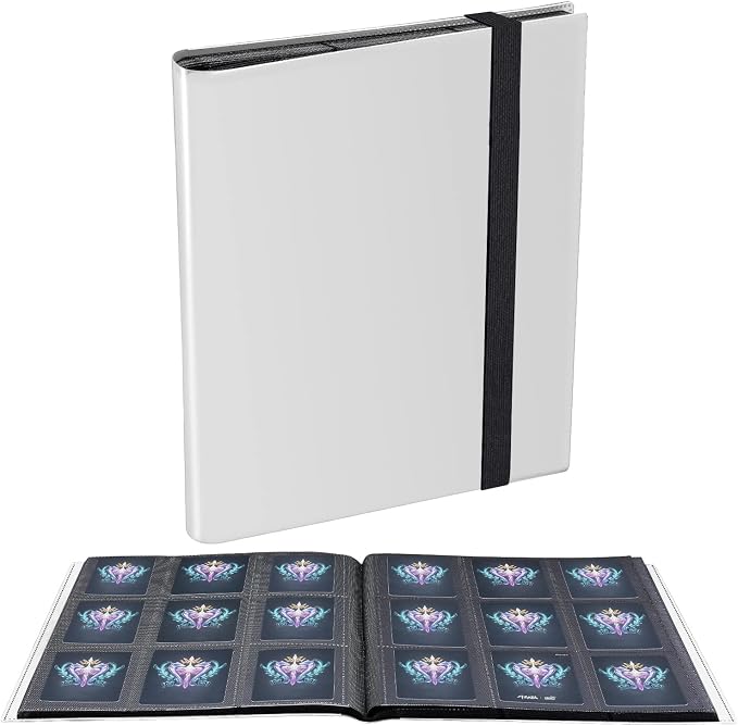 Card Binder, Upgraded 9 Pockets Trading Card Collection Binder by JIQEZNL