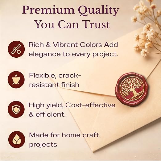 xxxHOLIC Wax Seal Kit, 624 Beads, 24 Colors | Crack-resistant, smokeless wax - Image 5