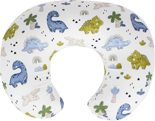 Nursing Pillow & Breastfeeding Pillow – Ergonomic C-Shape for Breastfeeding & Bottle Feeding, Standard Size Breathable with Washable Cover, Hypoallergenic,Tummy Time & Sitting Support (0-18Months)