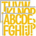 Bemeol 30 Sheets Large Letter Stickers 4 Inch Alphabet Letter Stickers Self by Bemeol