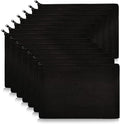 Koolmox Black Canvas Pouches Blank, 8x5 inch Plain Pencil Bag by Koolmox