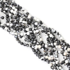60PCS 6mm Natural Black White Zebra Jasper Gemstone Round Loose Beads Crystal - Image 4