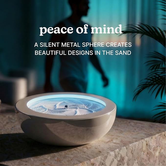 Homedics Drift Sandscape, Perpetual Motion Machine, Zen Garden, Meditation - Image 5