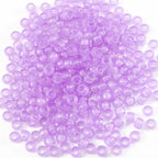 Gxueshan 1000 Pcs Acrylic Plastic White Pony Beads 6x9mm Bulk Kandi Beads - Image 2