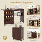 Giantex Folding Sewing Table - Image 5
