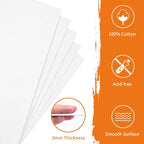 FIXWAL Canvas Boards for Painting 32 Pack, - Image 3