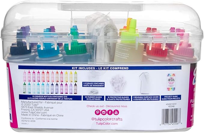 Tulip 20 Tie Dye, 24 Bottle Storage Tub, Color Spectrum - Image 2