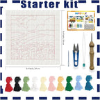 INFUNLY 2 Set Starry Sky Punch Needle Kit - Image 2