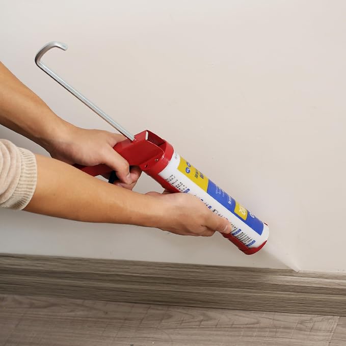 Bates- Caulking Silicone Gun, 10:1 Thrust Ratio, Hand Caulking Guns, No Drip - Image 5
