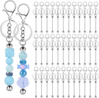 Beadable Keychain Bars Creative Customized Keychain Making Kit by Unknown