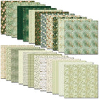 Scrapbook Paper & Scrapbooking Supplies, Vintage Green 6x6 Double-Sided - Image 6