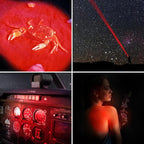Stepless Dimming Red Light Flashlight, 620nm-630nm High Purity, Adjustable - Image 3
