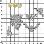 Art Mold for Polyclay Air Dry Clay Plaster, Border Frame - Image 5