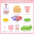 IQKidz Flower Bouquets Toy for Girls, DIY Arts and Crafts Kits for Kids Ages - Image 2