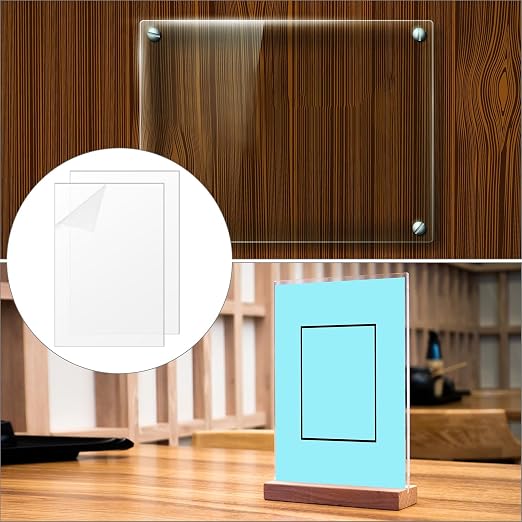 QWORK 10 Pack Clear Acrylic Sheets 8x12" - 2mm Thick - Image 5