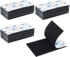 Hook and Loop Tape 2in x 4in 30 Pairs, Slef Adhesive Interlocking Strip by Doublesidedtape