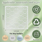 Texture Stencils for Crafts Reusable 16Pcs Stencils | DIY Art Painting Stencil - Image 4