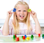 MIDELONG Foam Dice Set, 1.5 Inch Large Assorted Colorful Foam Dice Cubes - Image 5