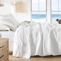 SahSahCasa Quilt Set King Size, 100% Cotton Quilt Bedding Set Bedspread by SahSahCasa