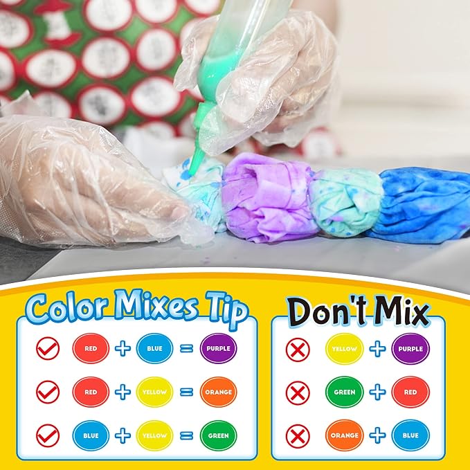 Tie Dye Kit for Kids Adults, 20 Colours | Arts and Crafts Toy, For Girls & Boys - Image 6