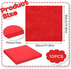 12" x 12" Squares Felt Sheets Fabric, 1mm Thick Halloween Christmas Fabric Fall - Image 2