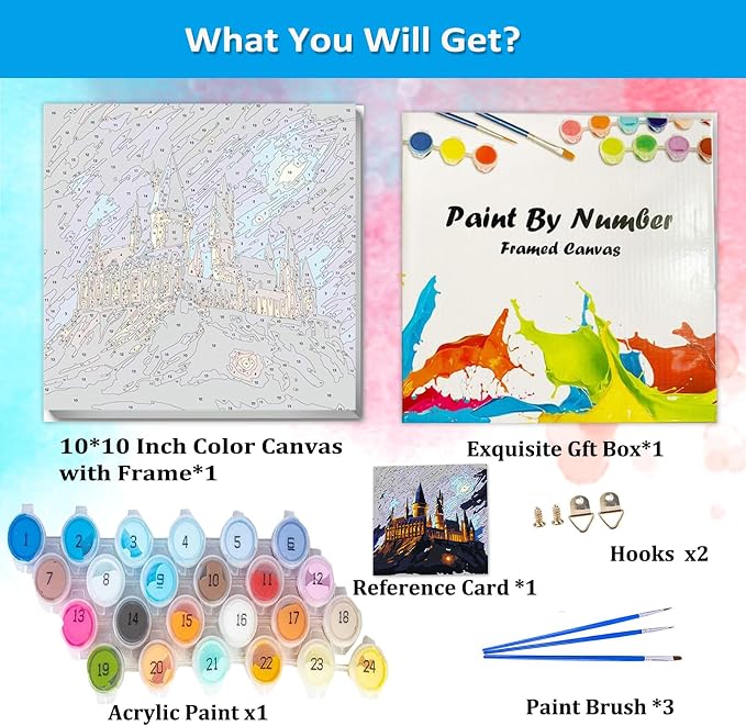 Artunion Framed Paint by Numbers Kit - Image 4