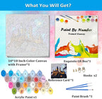 Artunion Framed Paint by Numbers Kit - Image 4