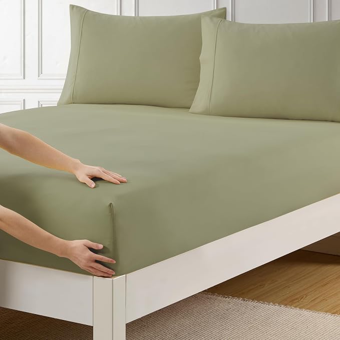 King Size Fitted Sheet Only by SweetHomeCollection