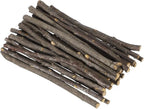 PATIKIL 25 Pcs 8inch Wood Log Sticks, 0.28-0.39inch in Diameter Natural by PATIKIL