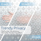 rabbitgoo Privacy Window Film Frosted Glass, 17.5" x 118.1" | Sun Blocking Non - Image 2