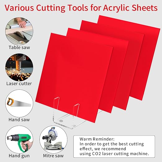 1/8 Thick 12 x 12 inch Acrylic Sheets - Image 3